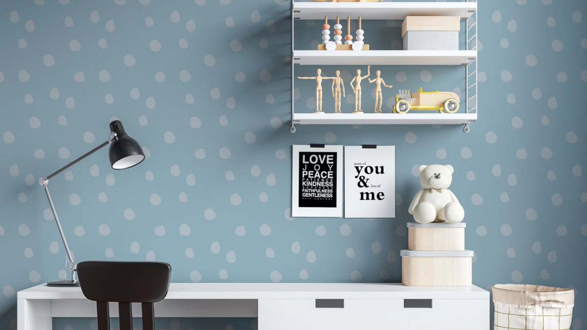 How To Use Dark Colors Effectively In Boys Wallpaper